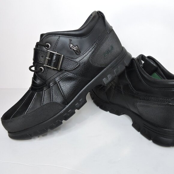 Polo Ralph Lauren's men's Dover Ill biker shoes Size 13 brand new - Picture 1 of 8